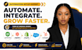quick books  zapier  shopify salesforce hubspot  automation setup