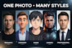 create realistic ai headshots and avatars