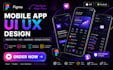 figma mobile app ui ux design prototype ios android app design system figma ui