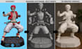 sculpt custom 3d anime figures and action figures