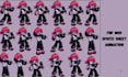 do friday funkin game fnf mod oc sprite sheet for fnf art animation