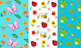 create cute cartoon seamless pattern design for fabric and print