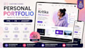 create a modern responsive personal portfolio website