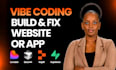 fix or develop lovable ai web app saas mvp base44 replit ai supabase vibe coding