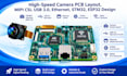 do high speed camera pcb layout, mipi csi, usb 3 0, ethernet stm32, esp32 design