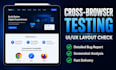 do website testing and find responsive layout bugs