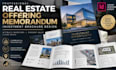 design commercial real estate investment offering memorandum, indesign booklet