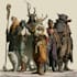 design a dnd party art and group art