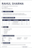 design a professional resume and cv