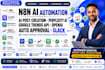 n8n ai post creation perplexity ai google trends API openai auto approval slack