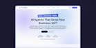 design a modern ai saas platform that converts users