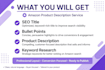 write descriptions of products