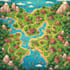 create event, tourist, and fantasy map illustration