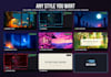 design an animated stream package for twitch