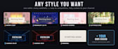 design twitch starting soon, brb and offline stream screens
