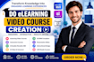 create elearning video course, onboarding training video, online course content