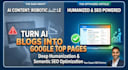 professionally edit humanize and SEO optimize ai blog posts