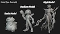 sclupt 3d character for printing