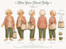 design cartoon character sheet