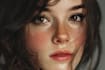 create a realistic portrait illustration