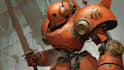 draw amazing character mecha robot illustration