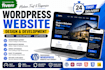 create modern, professional wordpress website and redesign