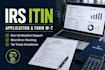 do irs itin application form w7 non us resident