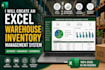 create an excel warehouse inventory management system