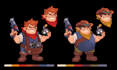 create 3d game character modeling, stylized characters and pixelated art models