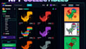 create pixel nft collection with unique traits rarity and metadata