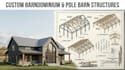 design barndominium plans, pole barn house plans and permit drawings