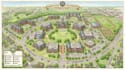 design campus map, university map, school map and wayfinding map