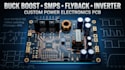 design custom buck boost, flyback, smps, inverter and charger pcb