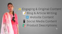 write engaging hindi bengali and english content