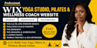 design a wix yoga studio, pilates studio, wellness coach website