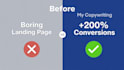 write website content, landing page and about us page