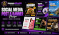 design professional banners and social media posts