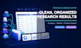 do web research, data collection and internet research