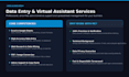 do accurate excel data entry, web research and content writer