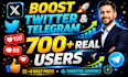 do telegram promotion, telegram ads, telegram marketing for real users