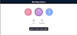 create a responsive interactive rock paper scissors or javascript mini game