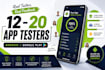 12 testers 20 testers 12 app testers mobile app 12 testers goggle play 20 tester