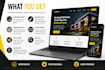 create a responsive modern website