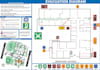 design a fire emergency evacuation plan, diagram, map