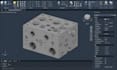 design hydraulic manifold block cad, cnc machining and step technical files