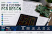 design esp32 stm32 arduino and iot custom pcb