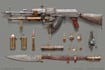 create weapon design and illustration