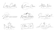 design a handwritten signature logo