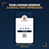 create a real estate agent digital business card with qr code
