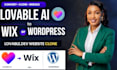 convert lovable to wordpress, lovable to wix, lovable migration, lovable dev